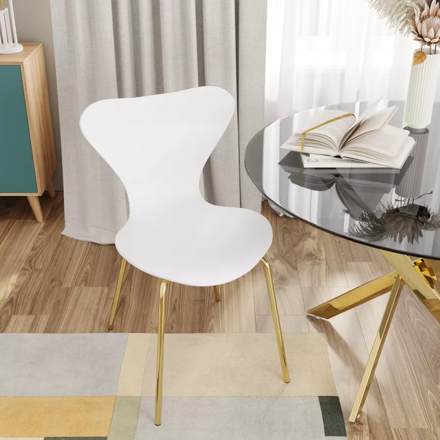 Tavolino 78x45h cm top effetto legno con due pouf estraibili in tessuto  crema - Bonnie