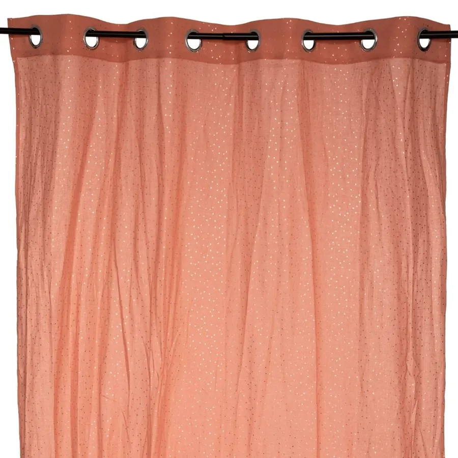 Tenda con occhielli dorati MATIA avorio 135x350 cm Matia | Maisons du Monde