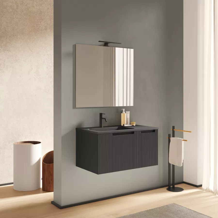 Mobili bagno - Mensola per lavabo con LED  Bathroom furniture, Bathroom  vanity designs, Complete bathrooms