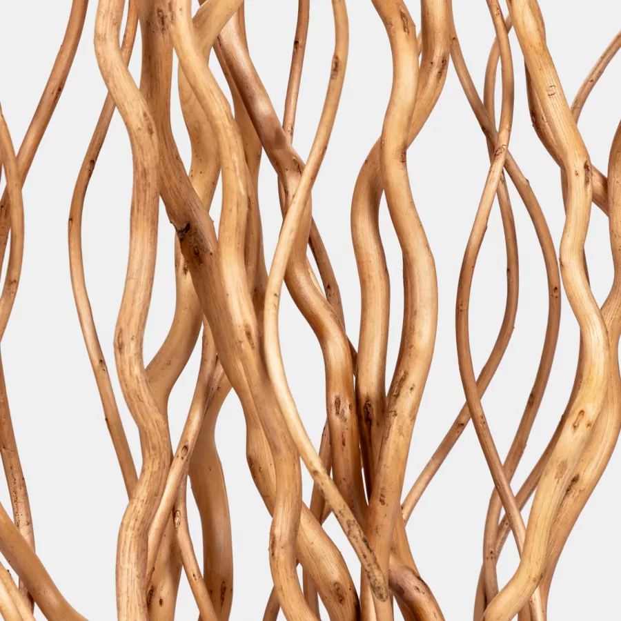 Paravento 60x180h cm in legno di salice naturale - Nami