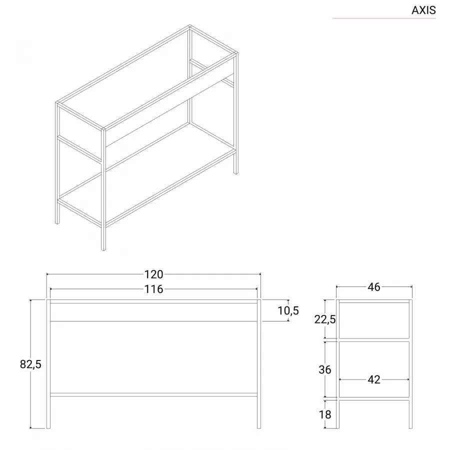 DEGHI MOBILI Mobile Bagno A Terra 120 Cm Con Lavabo Bianco E Specchio Con  Cornice - Axis Plus