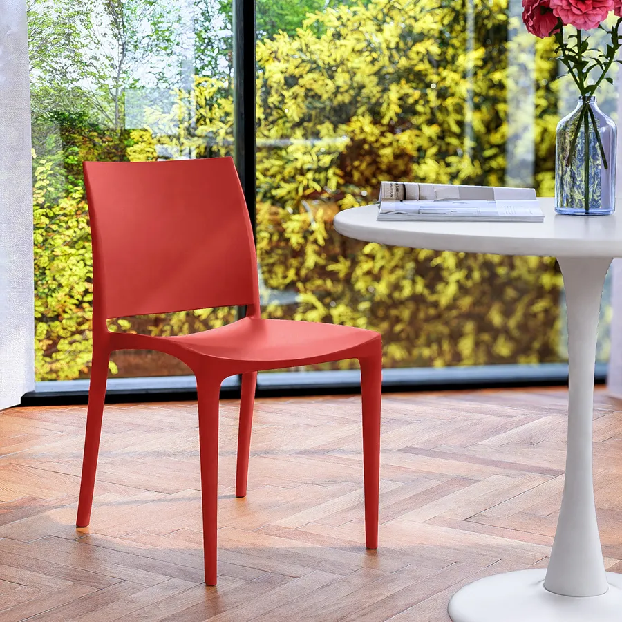 Sedia Colorata Per Bambini In Plastica 2 PEZZI Impilabile - Foto 2