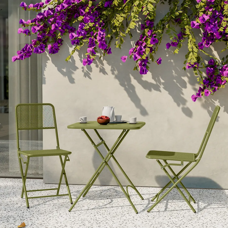 Sedie da giardino pieghevoli bianche