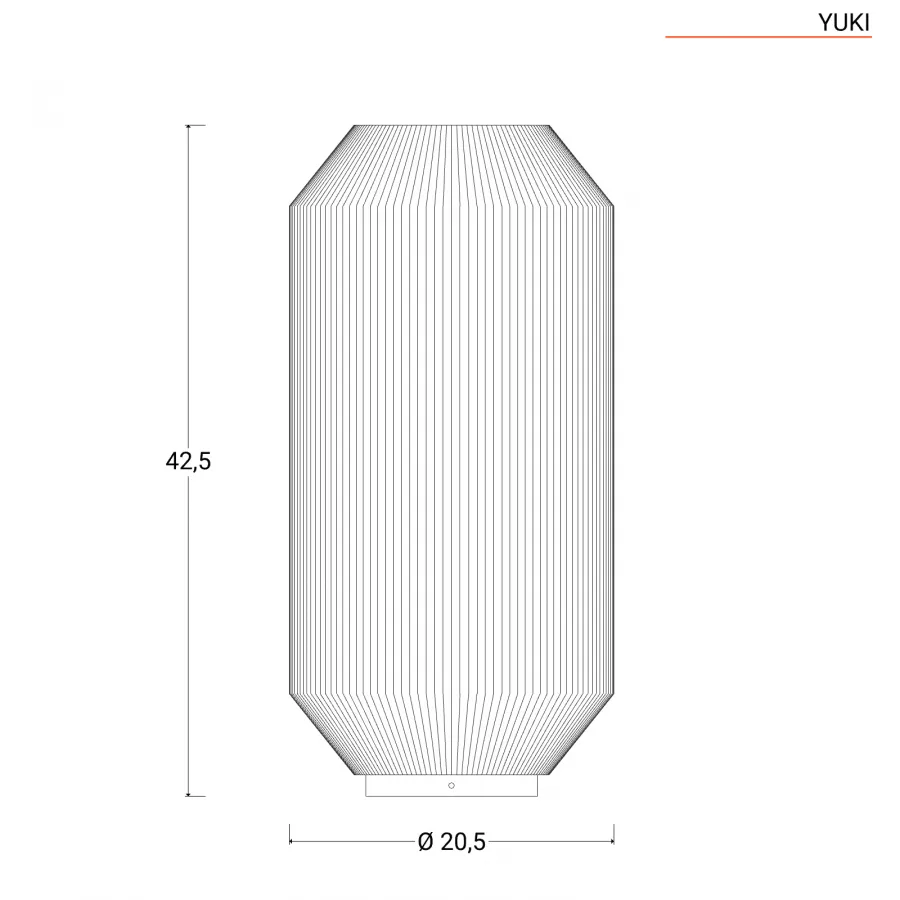 Lampada da tavolo Ø 21x43h cm in metallo verde e base in legno - Yuki