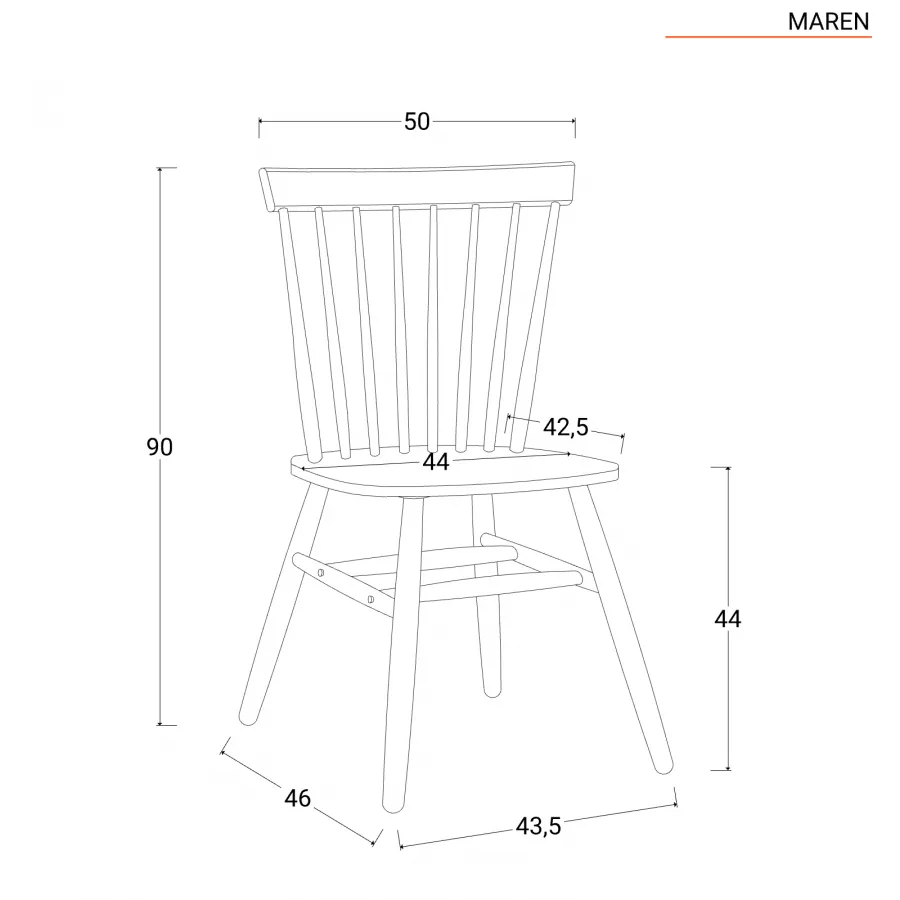 Set pranzo 4 posti con tavolo 150x90x75 h cm e sedie in legno rovere e  bianco 