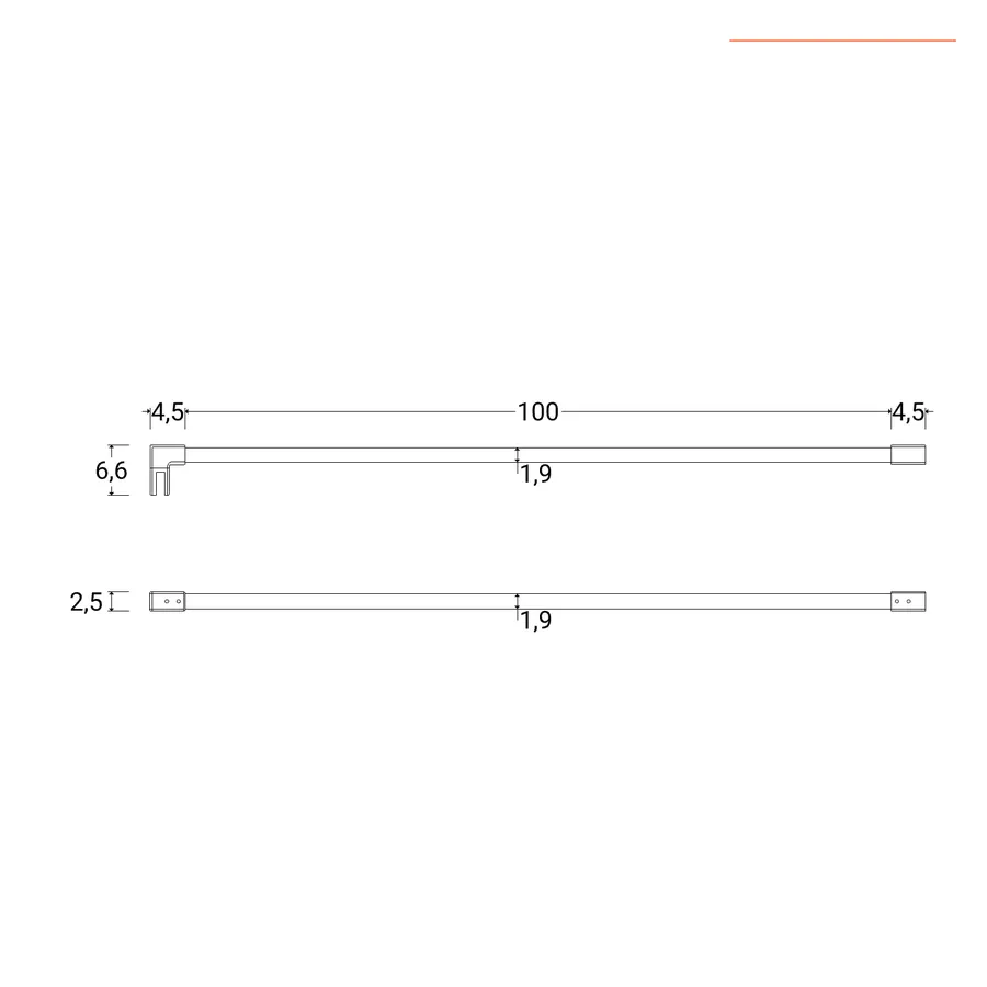 Braccio Di Prolunga Per Doccia In Acciaio Inox 60 Cm - Estensione Parete Con Finitura Cromata E Attacco G1/2