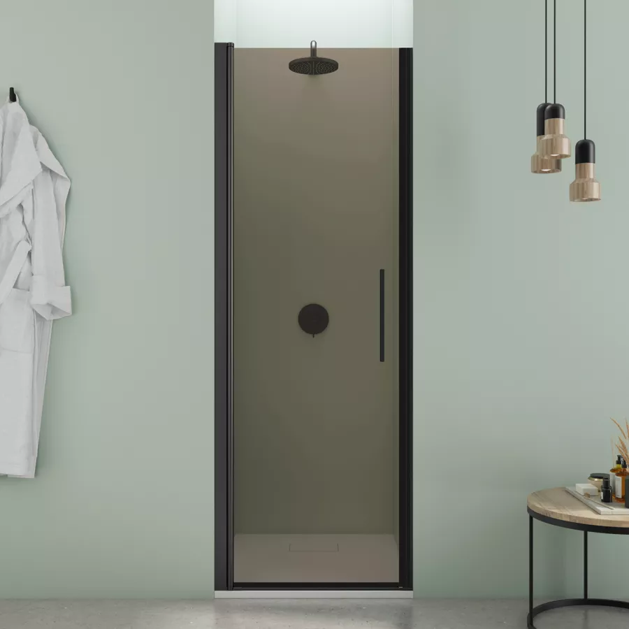 Pensile bagno sospeso da 140 cm Nilo bianco lucido con anta soft close