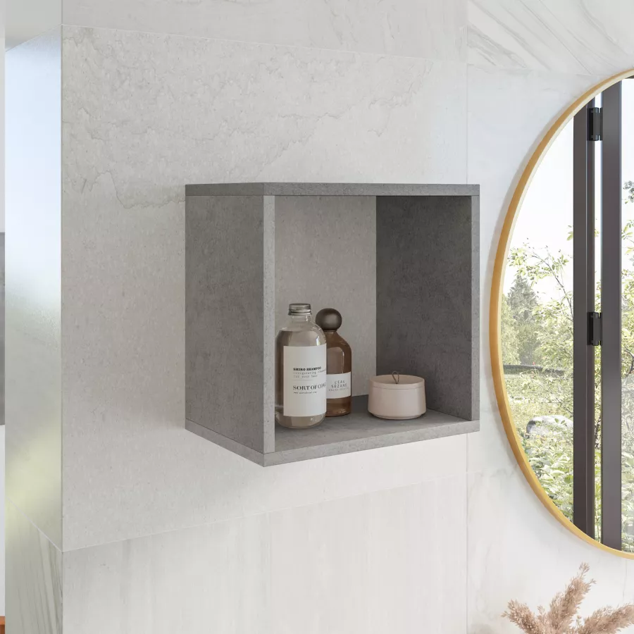 RELAX4LIFE Mobiletto Portaoggetti Da Terra, Torre Di Stoccaggio Con Cassetto E 3 Ripiani Ad Anta, Sicurezza - 9