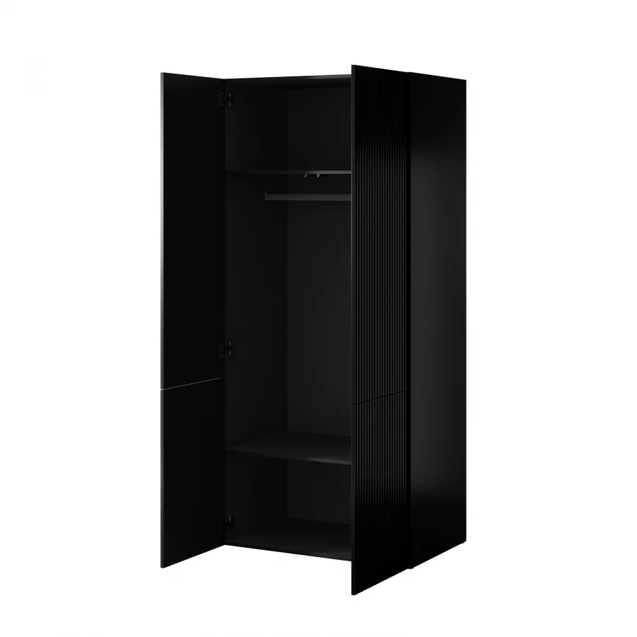 Armadio Da Campeggio Bo-Camp, Struttura In Alluminio, Rivestimento 600D, 3 Ripiani, 2 Ante, Antracite/grigio, 117x50x80 Cm, Pieghevole Con Borsa - 2
