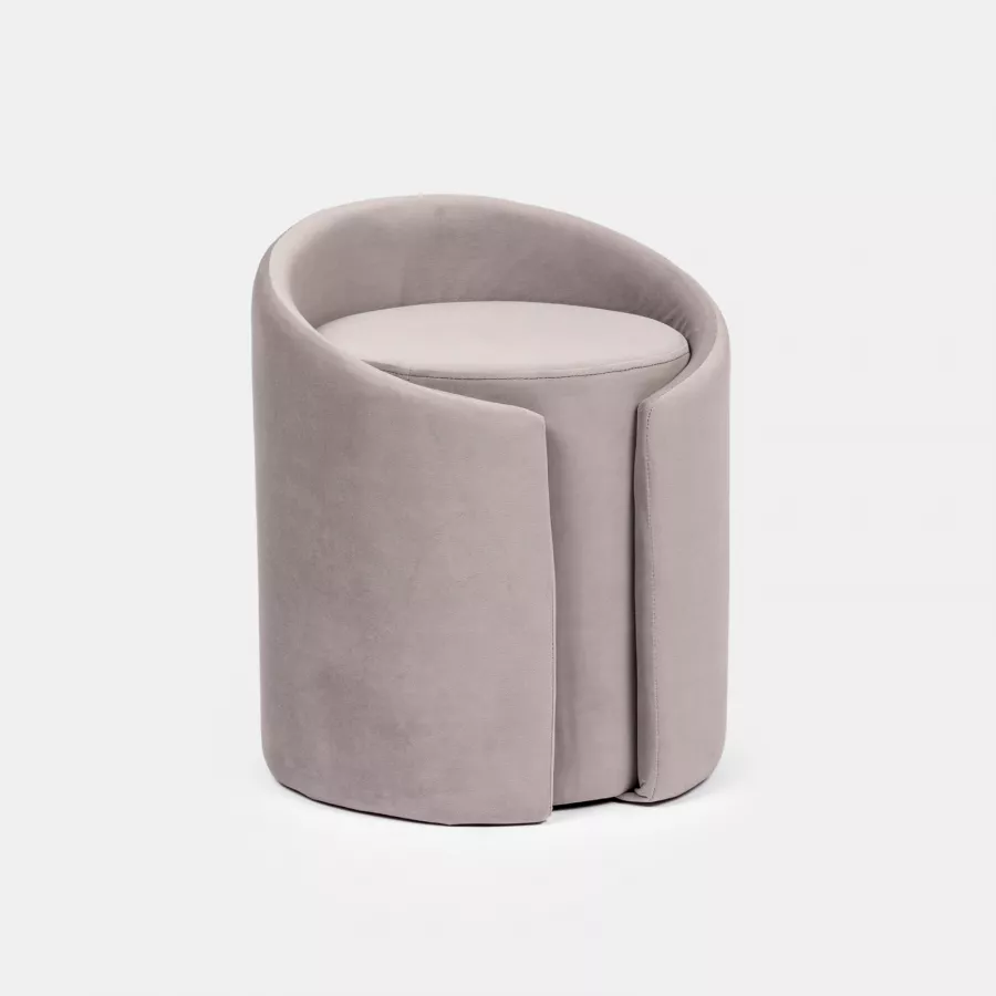 POUF LETTO CONTRACT GRIGIO ANTRACITE