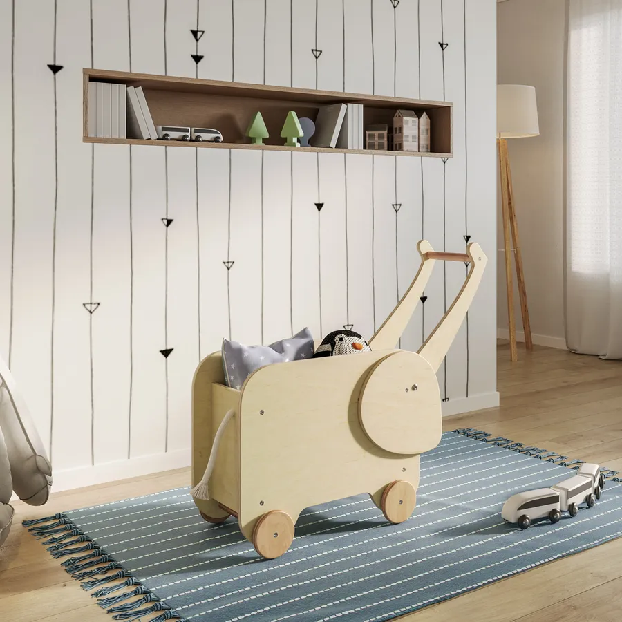 Branco di elefanti - Legno massiccio - Catawiki