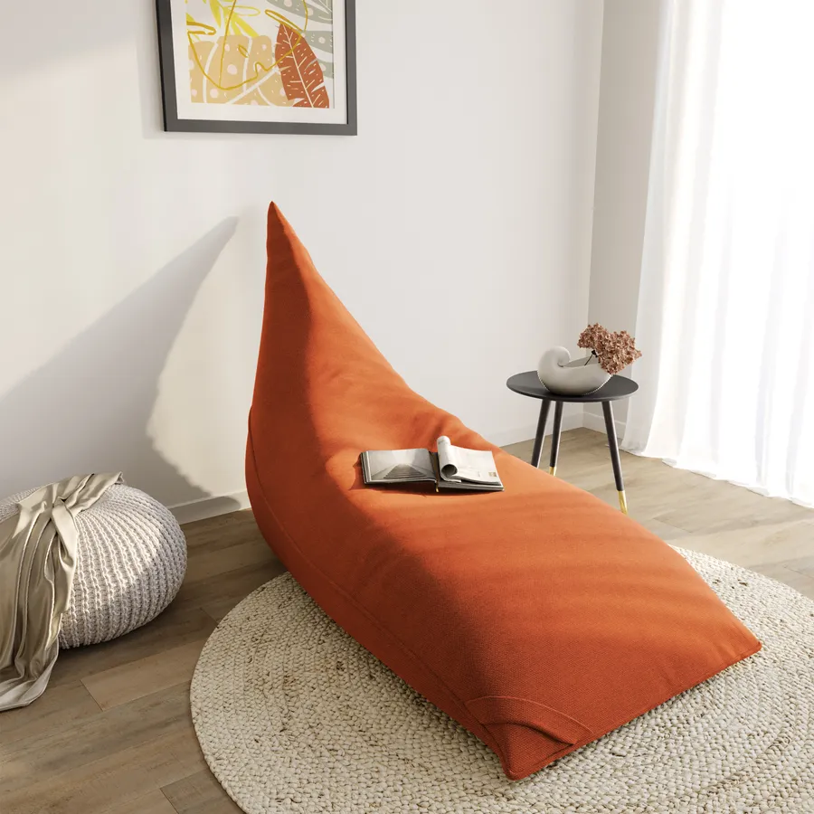 Poltrona A Sacco Gazecaia Togo Style In Microfibra Scamosciata | Divano Da Pavimento Ergonomico Antiscivolo | Per Soggiorno E Camera Da Letto