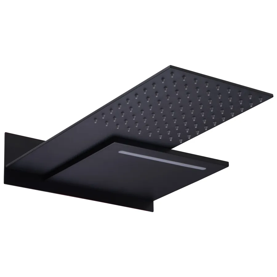 Soffione Doccia Quadrato Paini – 200 Mm, Nero Opaco, Anticalcare In ABS – Made In Italy - 5