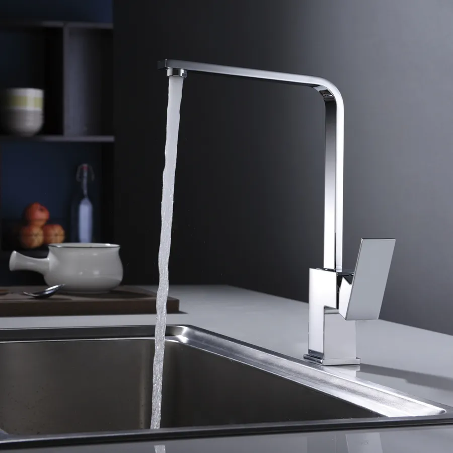 Miscelatore Lavello Cromato Essebagno Edge – Design Moderno, Anticalcare E Risparmio Idrico