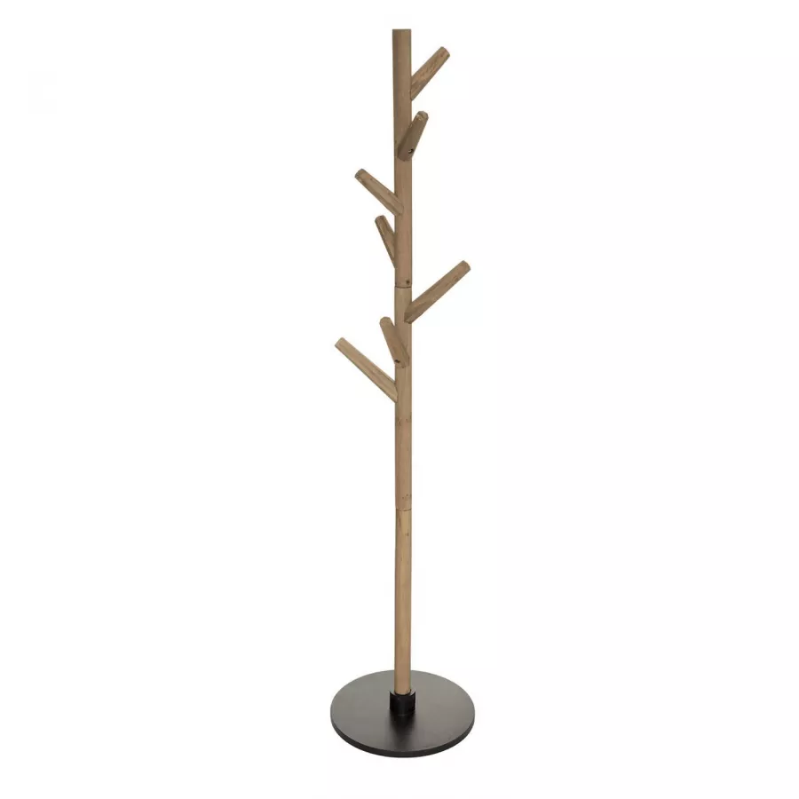 ALBERO APPENDIABITI ATTACCAPANNI IN LEGNO CASA BIANCO H122 CM DOT-575365