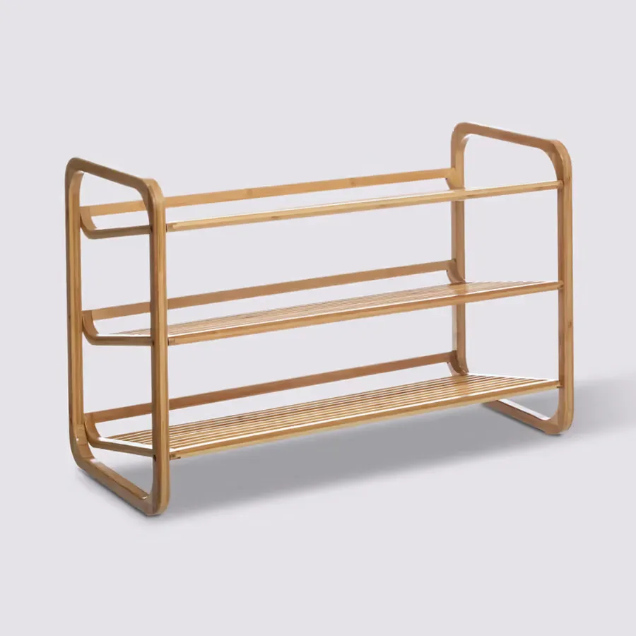 Scarpiera In Bambù Relaxdays 2 Ripiani – 75x33 Cm, Porta 6 Paia Di Scarpe, Facile Da Montare, Ideale Per Corridoio E Ingresso