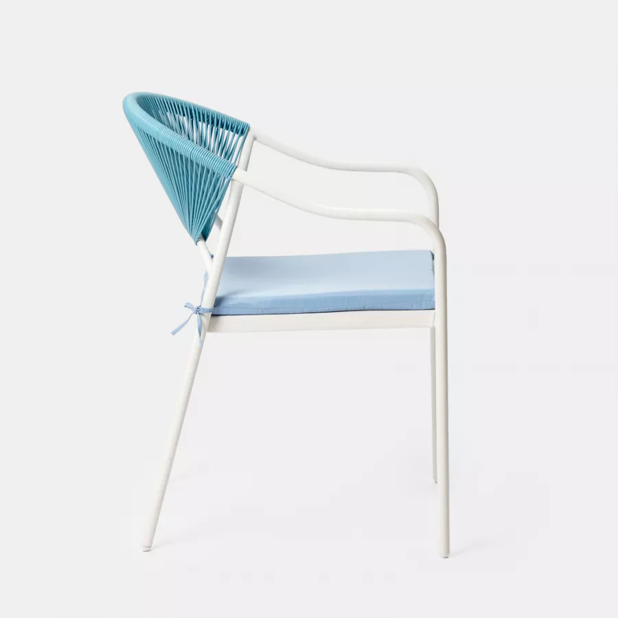 Palangana IBILI In Acciaio Inox 18/8 - 32x32 Cm, Bianco/Blu - Foto 10