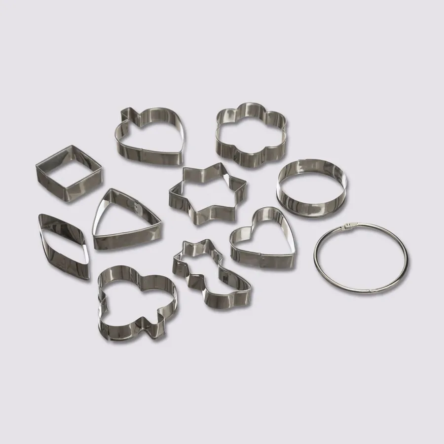 Formine per Biscotti, Stampi Biscotti in Acciaio Inox, Mini