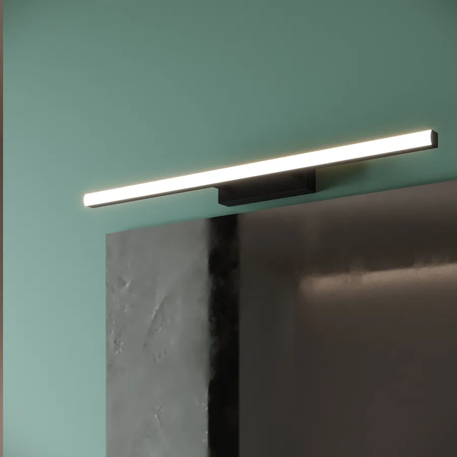 Lampada Da Terra A LED Orientabile – Metallro Nero Opaco, 151cm, Con Lampadina Dimmerabile