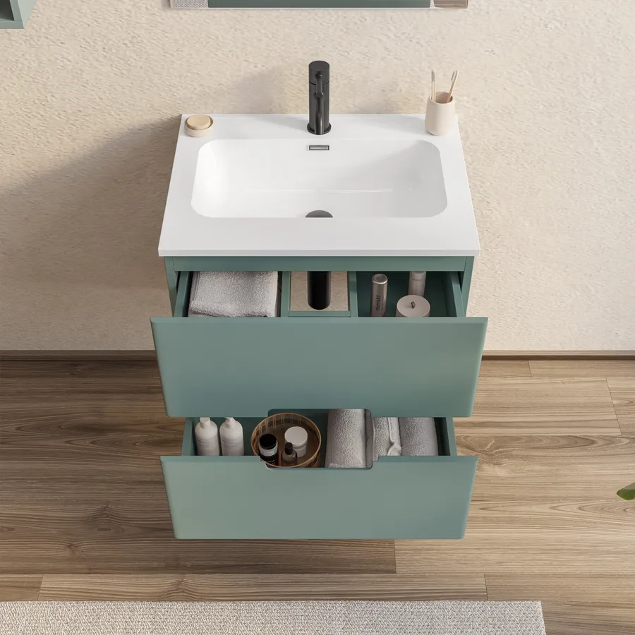 Gözze - Morbido Tappetino da Bagno Antiscivolo con Forma a U, 100% Poliestere, 50 x 45 cm - Limone