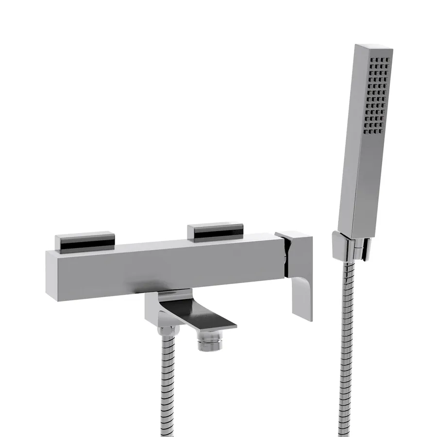 Miscelatore vasca con doccino cromo Slim di Jacuzzi - Rubinetteria