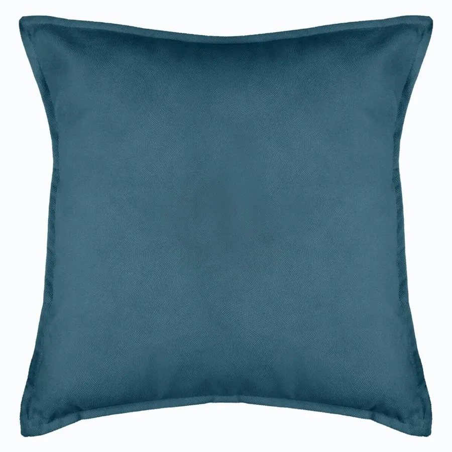 Cuscino non sfoderabile in cotone tinta unita blu navy, 30x50 cm