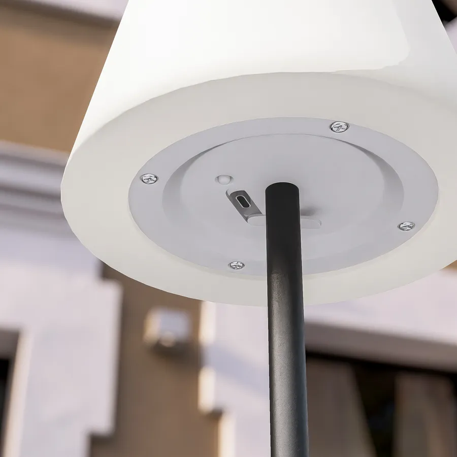 La Cabina Lampada da Tavolo LED Spirale Moderna Design Acrilico per Studio, Soggiorno, Camera da Letto (Stile 2, Bianco Caldo