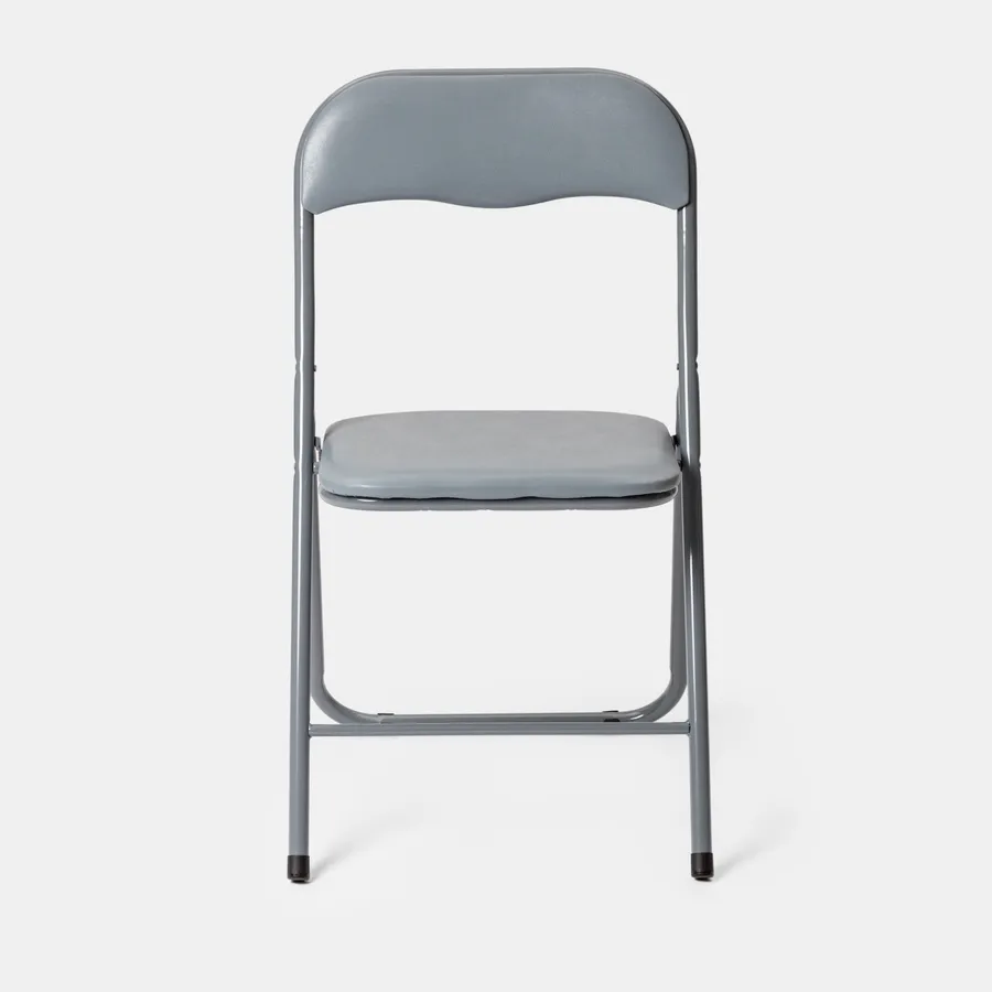 Sedia Pieghevole Regolabile 8 Posizioni - Grigio Scuro, Alluminio E Textilene - Foto 4