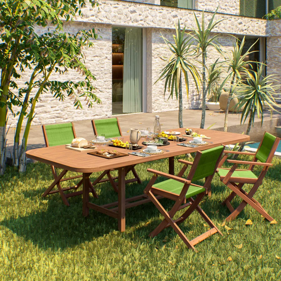 Tavolo Pieghevole Set Da Pranzo Giardino Pieghevole Set Tavolo E