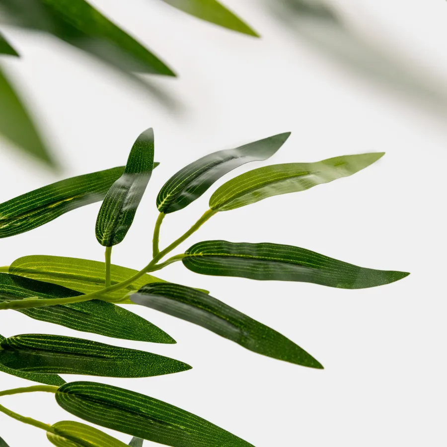 Albero Di Bambù Artificiale – 180 Cm, 1104 Foglie, Vaso Incluso, Verde