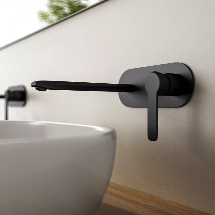 Rubinetto bidet con miscelatore in ceramica con maniglia