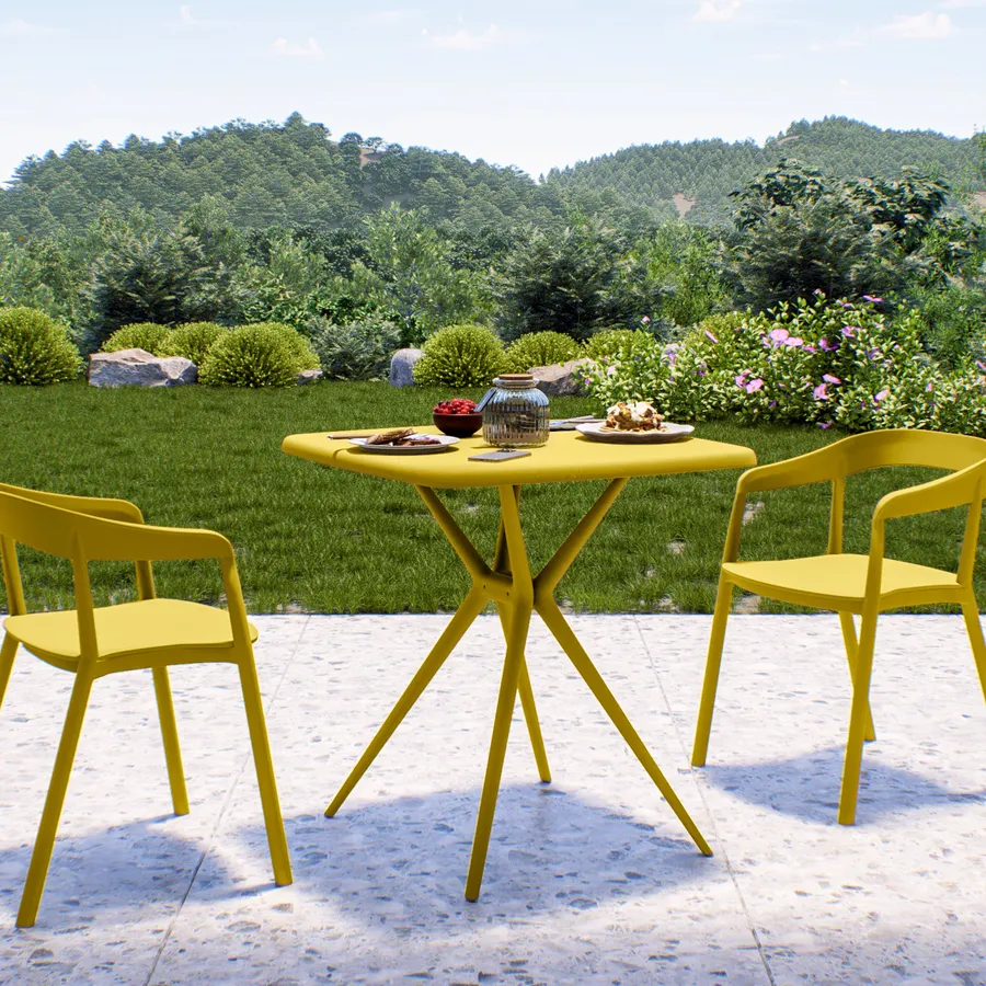 Maison Exclusive - Tavolo Da Giardino Antracite 350 X 100 X 73 Cm Polyrattan 96874543