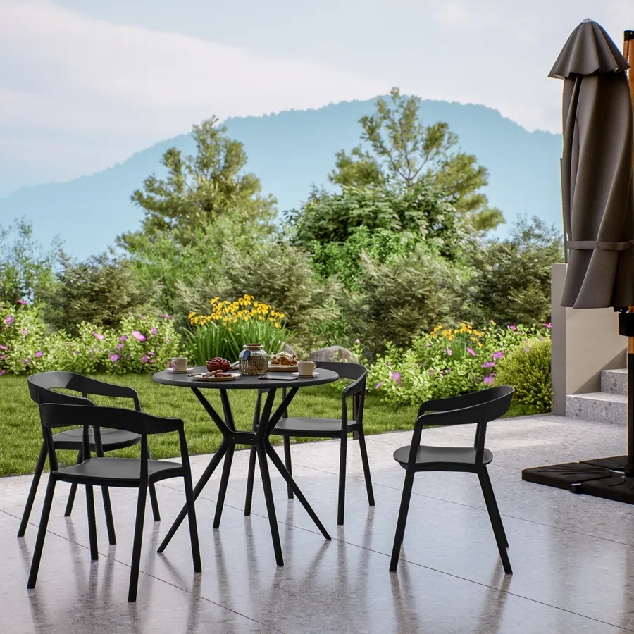Tavolo rotondo pieghevole 70 x 44 x 71 cm, spessore 1,6 cm - FSC ® classe 3 pino | Leroy Merlin