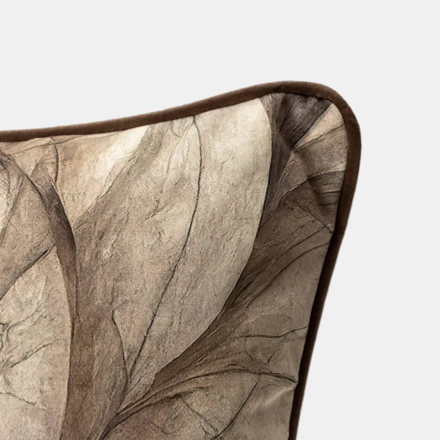 Cuscino Decorativo Homescapes 60x60 Cm, Beige, In Cotone Effetto Costine
