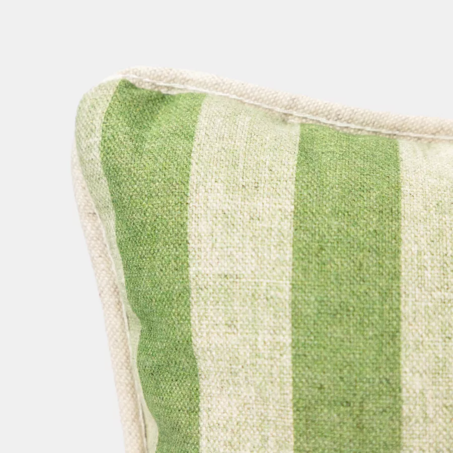 Catherine Lansfield Cuscino Trapuntato Foglie Di Acetosa, Cotone 30x40 Cm, Verde