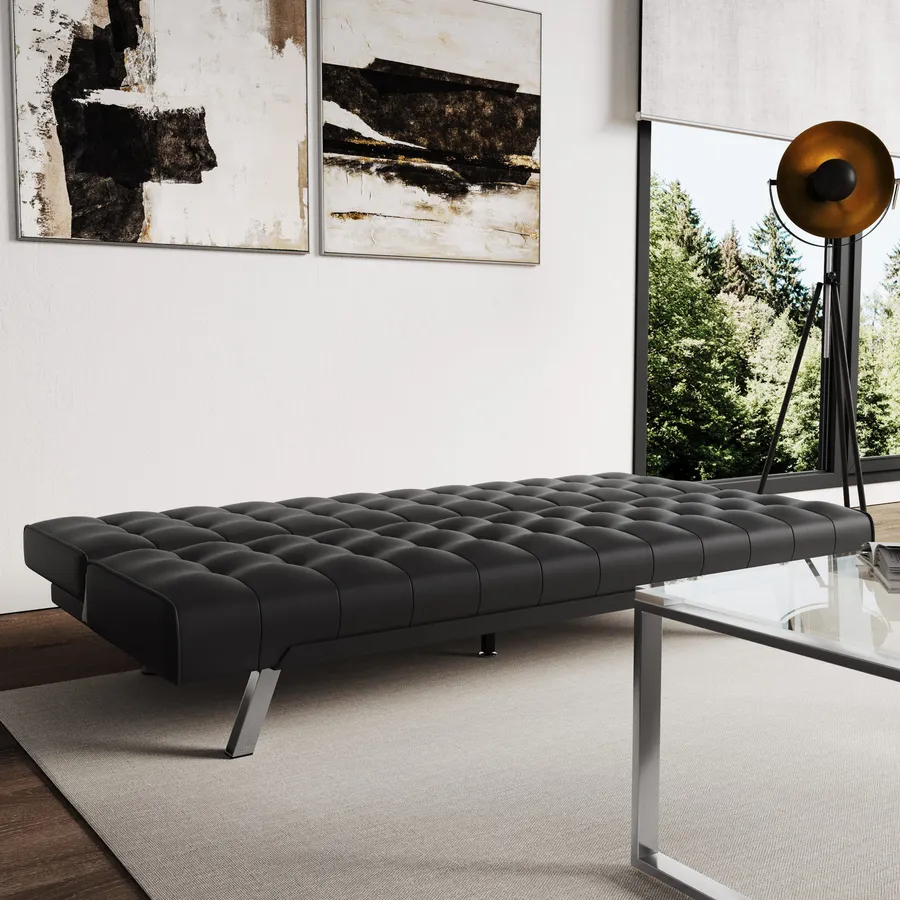 12 Piedini Per Mobili Cromati Con Inserti Metallici – Per Letto, Divano, Poltrone – Altezza 45mm - 3