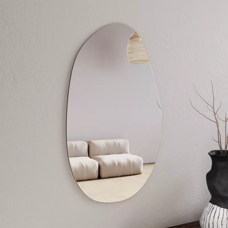 Specchio Rettangolare Ideal Standard 1000x700mm - Reversibile, Con Kit Di Fissaggio, Design Moderno - Foto 2