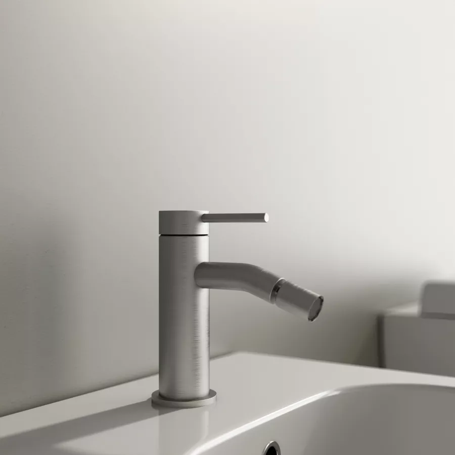 Rubinetto Lavabo Bagno Alto Rubinetto Bagno Alto Estraibile - Acciaio Inox Nichel Spazzolato Con 2 Modalità Rubinetto Vasca Da Bagno - 5
