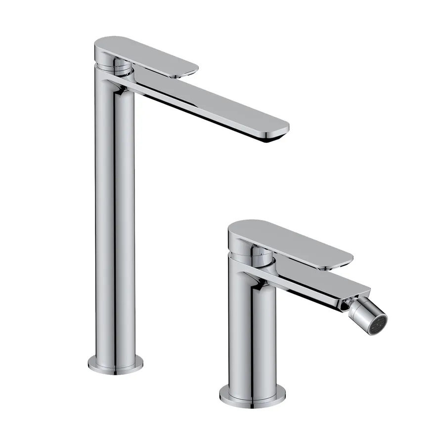 AXOR Mezcladores Para Lavabo: AXOR Montreux, Grifería De Lavabo Empotrada De 3 Agujeros Con Caño 165 - 225 Mm Y Manecillas De Cruceta, Ref. 16532000