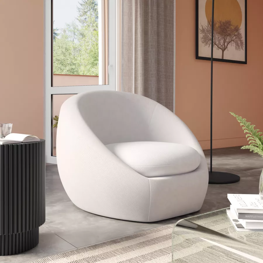Fodera Poltrona Copri Poltrona Girevole In Velluto Guscio D'Uovo