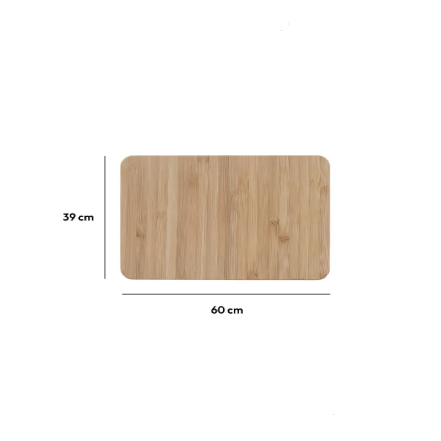 Grande Tappetino Da Bagno In Bambù 66x38.9 Cm Con Antiscivolo, Per Doccia Interni/Esterni, Asciugatura Veloce