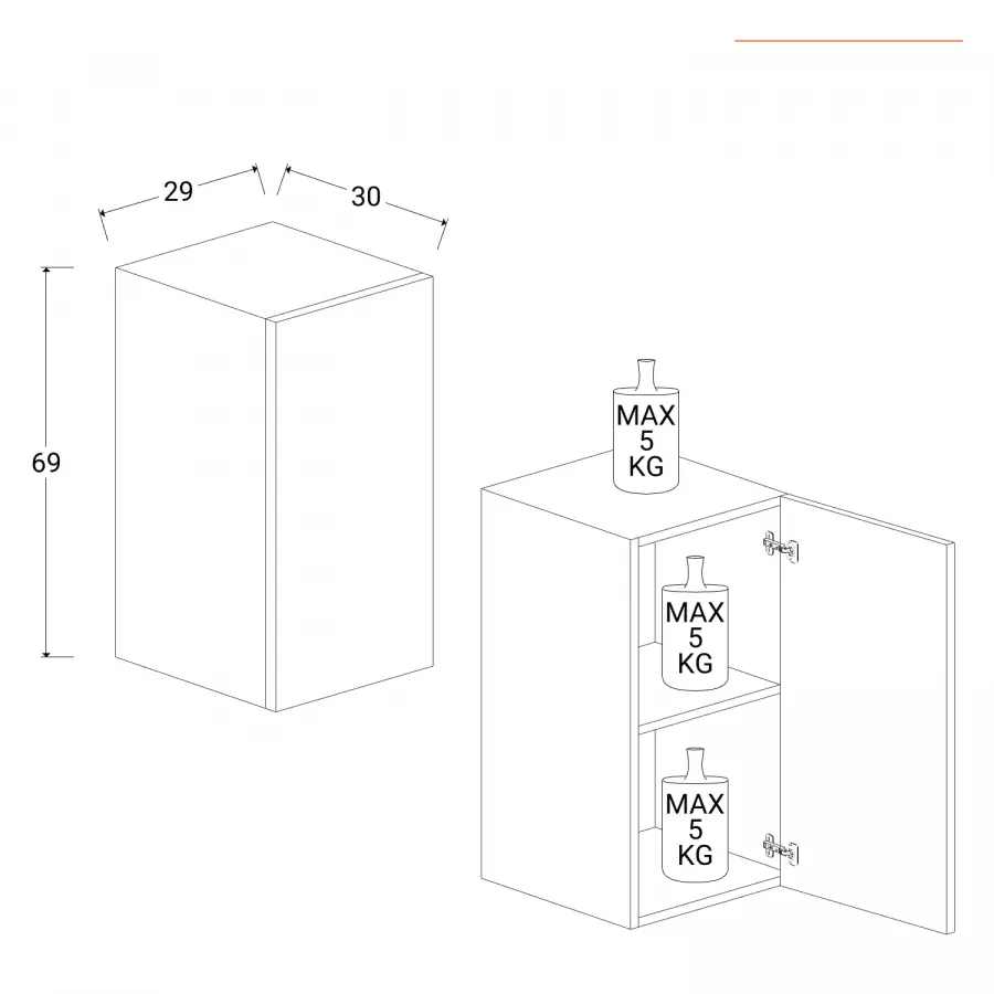 Specchio led Ø 130 cm luce fredda - Kalm