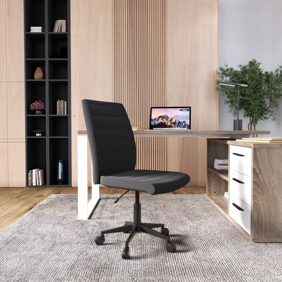 Magic Life Sedia da ufficio Bracciolo ribaltabile a 90° Sedia