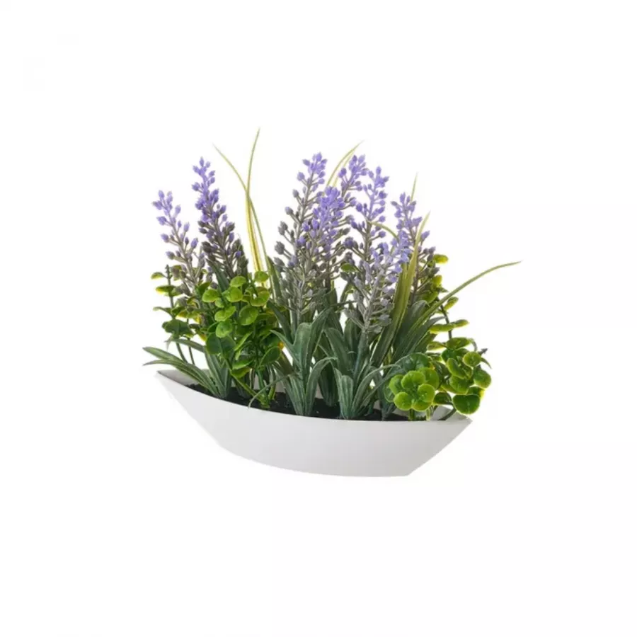 Amerique Albero Di Glicine Artificiale Con Fiori Di Lavanda - Pianta Ornamentale Da Interno - Tecnologia Real Touch - 2