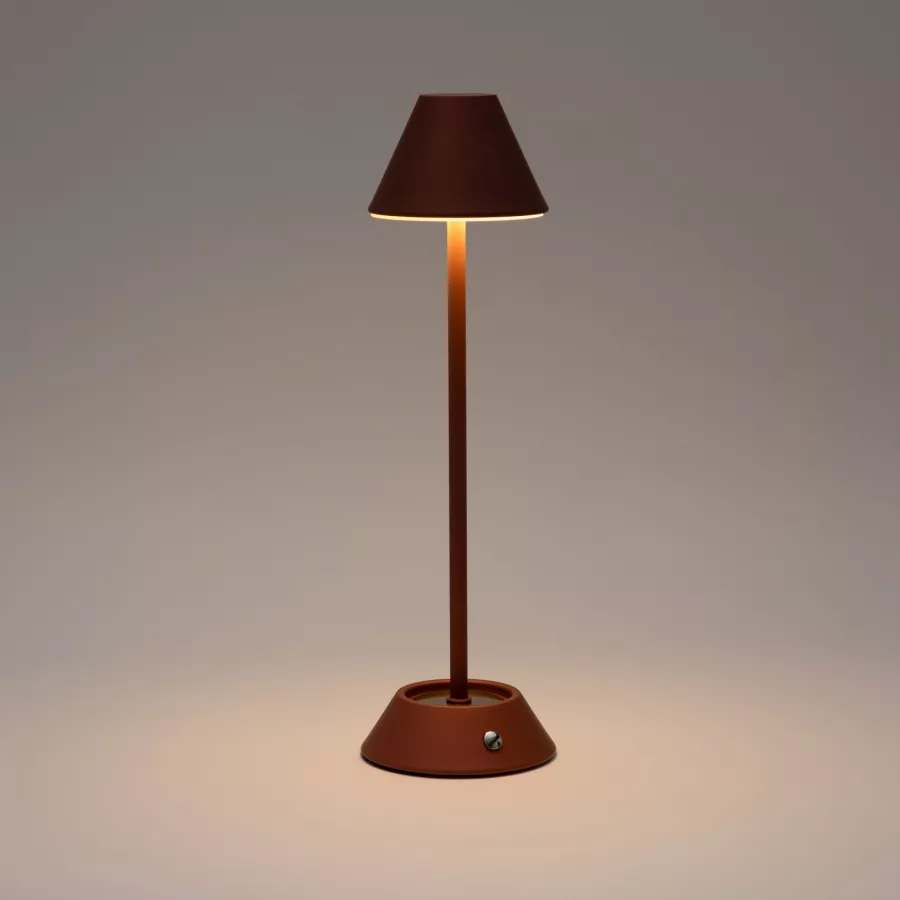Lampada Da Tavolo LED Moderno Mondo Argento, Luce Con 3 Temperature Di Colore 400 Lumen 83593328