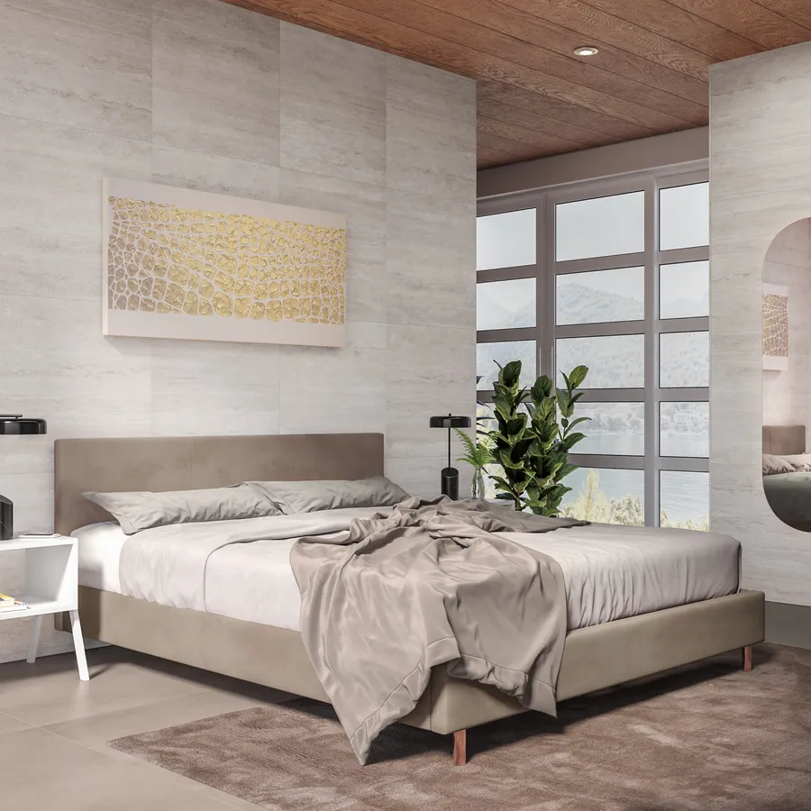 Coperta Singola Vellutata Microfibra 160x210 Cm - Beige Con Cuori Oro, Morbida E Calda - Foto 2