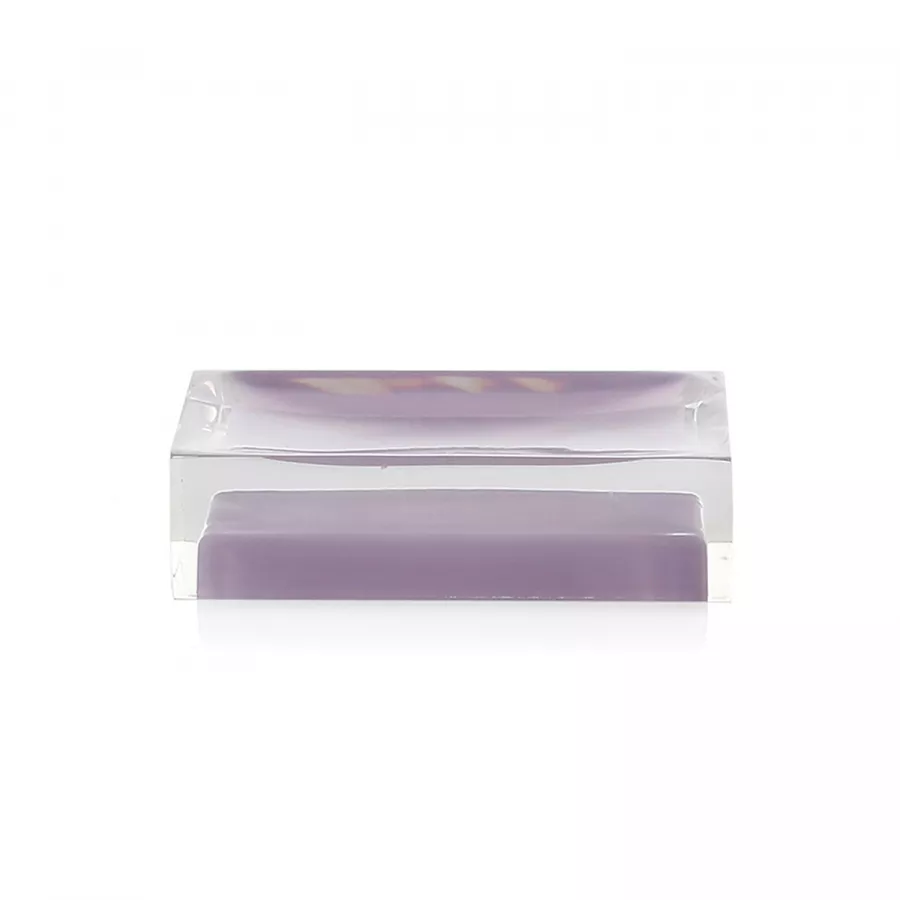 London Boutique, Set di 4 accessori per il bagno trasparenti