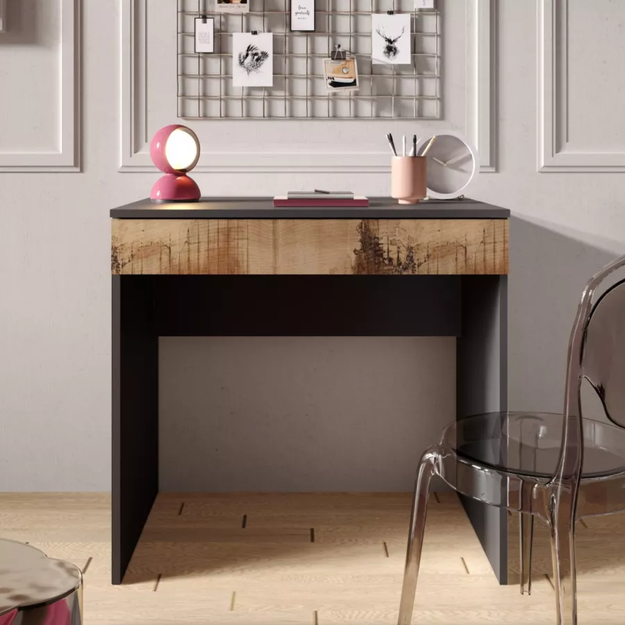 Scrivania in legno e metallo Seaford