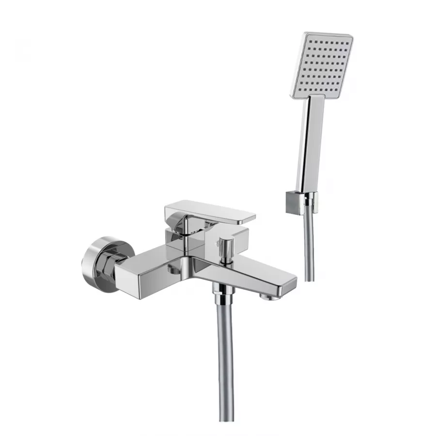 Miscelatore vasca con set doccino cromo - Dali