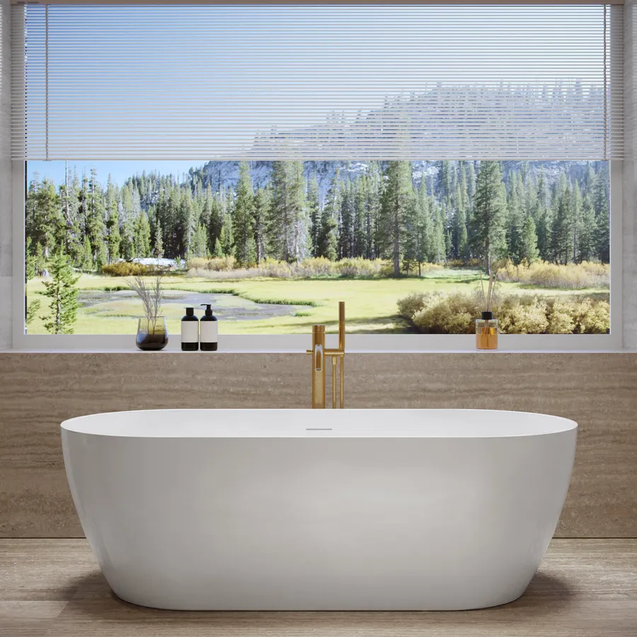 Rubinetto Per Vasca Freestanding, Miscelatore Per Doccia A Pavimento Con Spruzzatore A Mano Flessibile Nero Miscelatore A Colonna Per Vasca Ba Bagno Freestanding 58837626